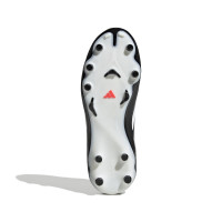 adidas Copa Pure IV League Gras Voetbalschoenen (FG) Kids Zwart Wit Rood