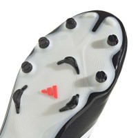 adidas Copa Pure IV League Gras Voetbalschoenen (FG) Kids Zwart Wit Rood