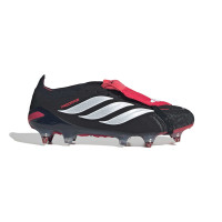 adidas Predator Elite FT Crampons Vissés Chaussures de Foot (SG) Noir Blanc Rouge