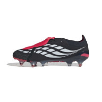 adidas Predator Elite FT Crampons Vissés Chaussures de Foot (SG) Noir Blanc Rouge