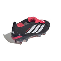 adidas Predator Elite FT Crampons Vissés Chaussures de Foot (SG) Noir Blanc Rouge