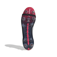 adidas Predator Elite FT Crampons Vissés Chaussures de Foot (SG) Noir Blanc Rouge