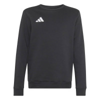 Combinaison de jogging adidas Entrada 26 Crew Sweater pour Enfants, noir et blanc