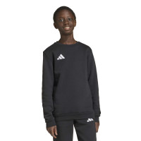 Combinaison de jogging adidas Entrada 26 Crew Sweater pour Enfants, noir et blanc