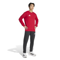 Sweat adidas Entrada 26 rouge et blanc