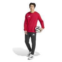 Sweat adidas Entrada 26 rouge et blanc