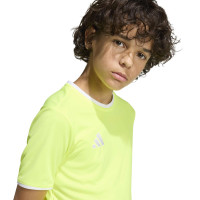 Maillot de football adidas Entrada 26 pour Enfants, jaune vif, blanc