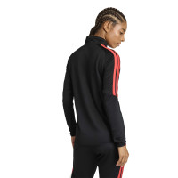 Haut d'entraînement adidas Tiro 26 League pour femme, noir et rouge