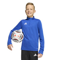 adidas Entrada 26 Trainingspak 1/4-Zip Kids Blauw Donkerblauw