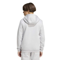 adidas Entrada 26 Joggingpak Full-Zip Vest Kids Grijs Wit