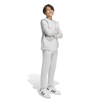 Gilet adidas Entrada 26 pour Enfants, gris et blanc