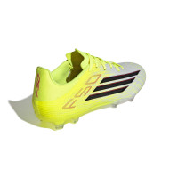 adidas F50 League Gazon Naturel Gazon Artificiel Chaussures de Foot (MG) Néon Jaune Noir Rouge