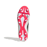 adidas Predator Club FT Gras / Kunstgras Voetbalschoenen (MG) Rood Wit Zwart