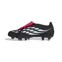 adidas Predator League FT Crampons Vissés Chaussures de Foot (SG) Noir Blanc Rouge