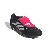 adidas Predator League FT Crampons Vissés Chaussures de Foot (SG) Noir Blanc Rouge