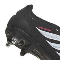 adidas Predator League FT Crampons Vissés Chaussures de Foot (SG) Noir Blanc Rouge