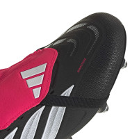 adidas Predator League FT Crampons Vissés Chaussures de Foot (SG) Noir Blanc Rouge