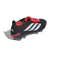 adidas Predator Elite FT Gazon Naturel Chaussures de Foot (FG) Noir Blanc Rouge