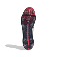 adidas Predator Elite FT Gazon Naturel Chaussures de Foot (FG) Noir Blanc Rouge