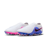 Nike Tiempo Maestro Elite Gras Voetbalschoenen (FG) Wit Blauw Felroze