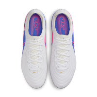 Nike Tiempo Maestro Elite Gras Voetbalschoenen (FG) Wit Blauw Felroze