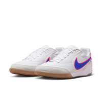 Nike Streetgato Chaussures de Foot Blanc Bleu Rose Vif