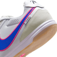 Nike Streetgato Chaussures de Foot Blanc Bleu Rose Vif