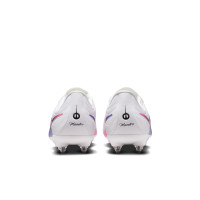 Nike Tiempo Maestro Academy Crampons Vissés Chaussures de Foot (SG) Blanc Bleu Rose Vif