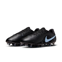 Nike Tiempo Maestro Academy Gazon Naturel Artificiel Chaussures de Foot (MG) Noir Bleu Clair