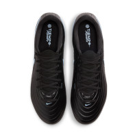 Nike Tiempo Maestro Academy Gazon Naturel Artificiel Chaussures de Foot (MG) Noir Bleu Clair