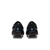 Nike Tiempo Maestro Academy Gazon Naturel Artificiel Chaussures de Foot (MG) Noir Bleu Clair
