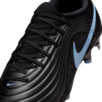 Nike Tiempo Maestro Academy Gazon Naturel Artificiel Chaussures de Foot (MG) Noir Bleu Clair