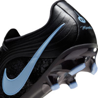 Nike Tiempo Maestro Academy Gazon Naturel Artificiel Chaussures de Foot (MG) Noir Bleu Clair