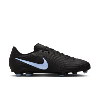 Nike Tiempo Maestro Club Gazon Naturel Artificiel Chaussures de Foot (MG) Noir Bleu Clair