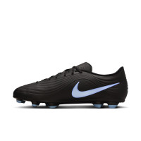 Nike Tiempo Maestro Club Gazon Naturel Artificiel Chaussures de Foot (MG) Noir Bleu Clair