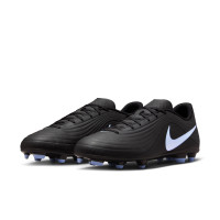 Nike Tiempo Maestro Club Gazon Naturel Artificiel Chaussures de Foot (MG) Noir Bleu Clair