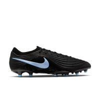 Nike Tiempo Maestro Elite Gazon Artificiel Chaussures de Foot (AG) Noir Bleu Clair