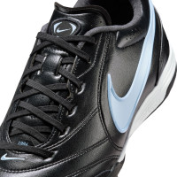 Nike Tiempo Ligera Pro Turf Voetbalschoenen (TF) Zwart Lichtblauw
