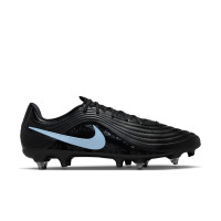 Nike Tiempo Maestro Academy Crampons Vissés Chaussures de Foot (SG) Noir Bleu Clair