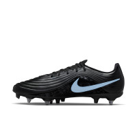 Nike Tiempo Maestro Academy Crampons Vissés Chaussures de Foot (SG) Noir Bleu Clair