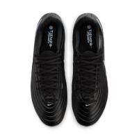 Nike Tiempo Maestro Academy Crampons Vissés Chaussures de Foot (SG) Noir Bleu Clair