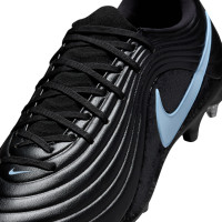 Nike Tiempo Maestro Academy Crampons Vissés Chaussures de Foot (SG) Noir Bleu Clair