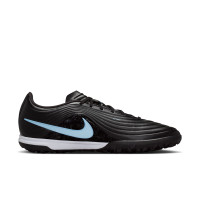 Nike Tiempo Maestro Academy Turf Chaussures de Foot (TF) Noir Bleu Clair