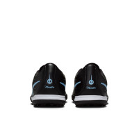 Nike Tiempo Maestro Academy Turf Chaussures de Foot (TF) Noir Bleu Clair
