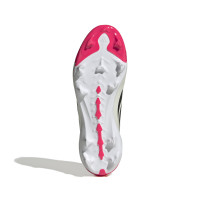 adidas Predator League Gras Voetbalschoenen (FG) Kids Rood Wit Zwart