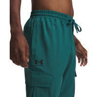 Under Armour Vibe Woven Cargo Broek Donkergroen Zwart