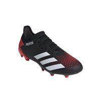 adidas PREDATOR 20.3 L Gras Voetbalschoenen (FG) Zwart Wit Rood