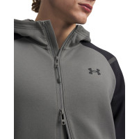 Veste polaire Unstoppable Under Armour gris foncé noir