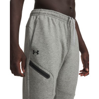 Under Armour Unstoppable Fleece Joggingbroek Grijs Zwart