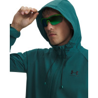 Under Armour Vibe Woven Windbreaker Donkergroen Zwart